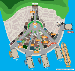 A map of Castelia City